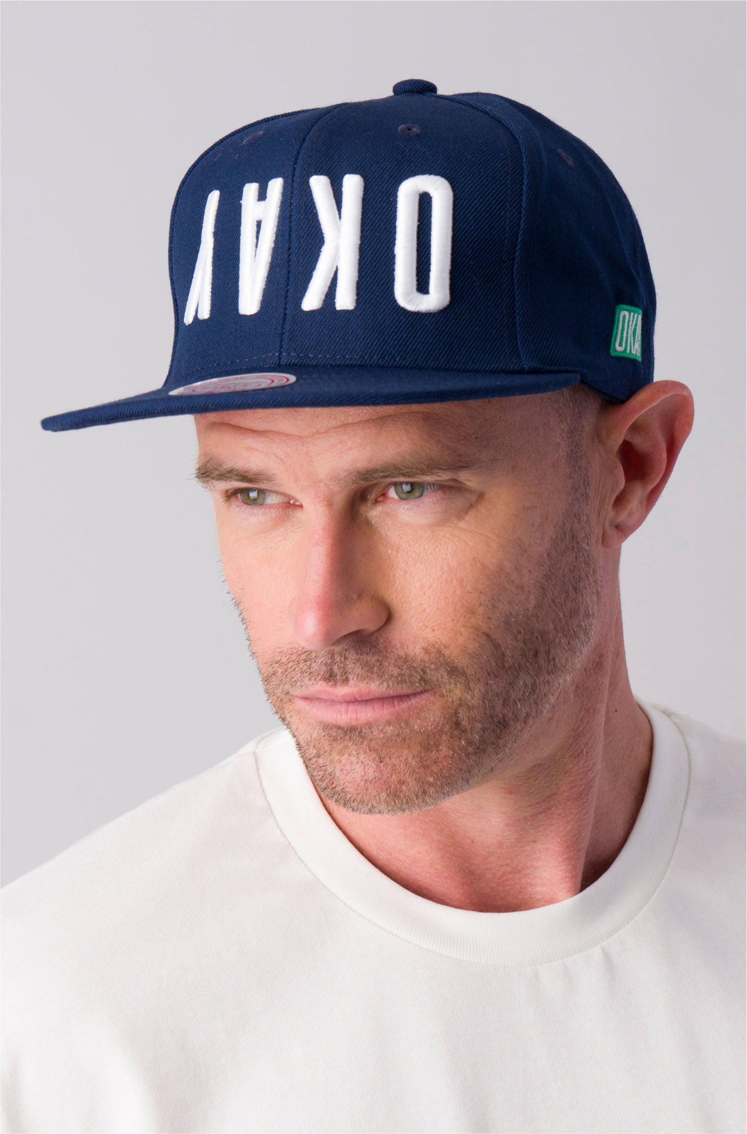 Navy Okay Cap